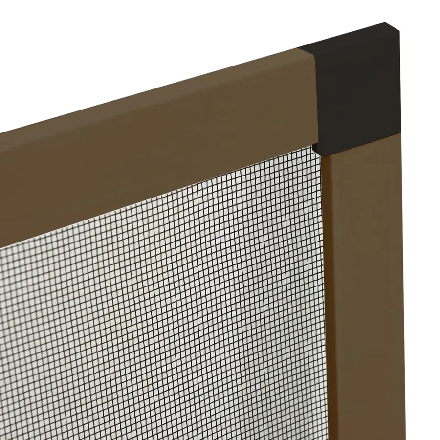Moustiquaire pour fenêtres Marron 90x120 cm - 6