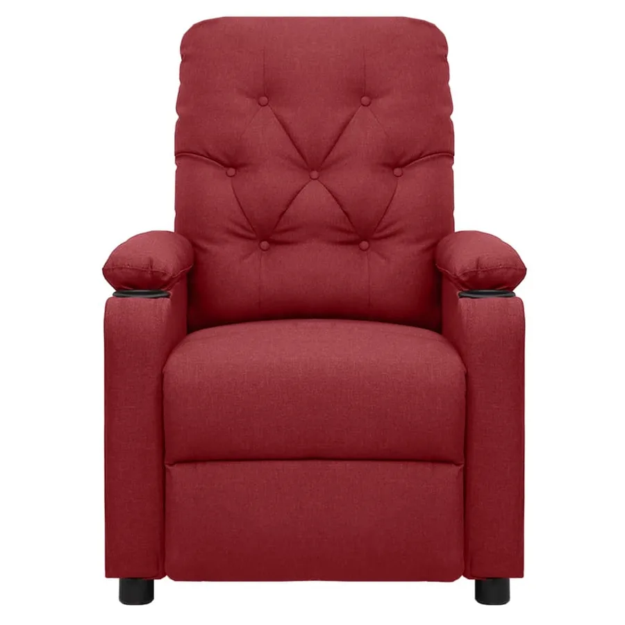 Fauteuil électrique de massage Bordeaux Tissu - 3