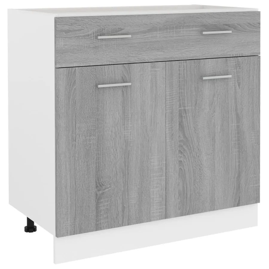Armoire de plancher à tiroir "Lyon" Sonoma gris 80x46x81,5 cm - 2