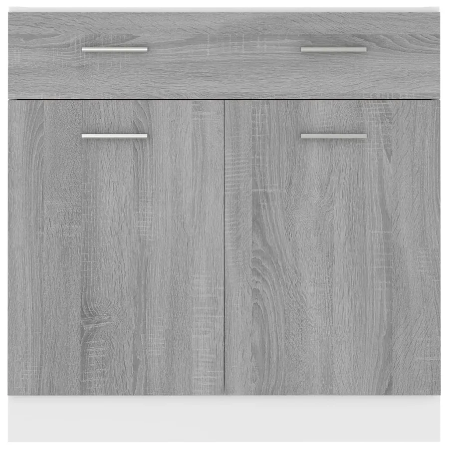Armoire de plancher à tiroir "Lyon" Sonoma gris 80x46x81,5 cm - 5