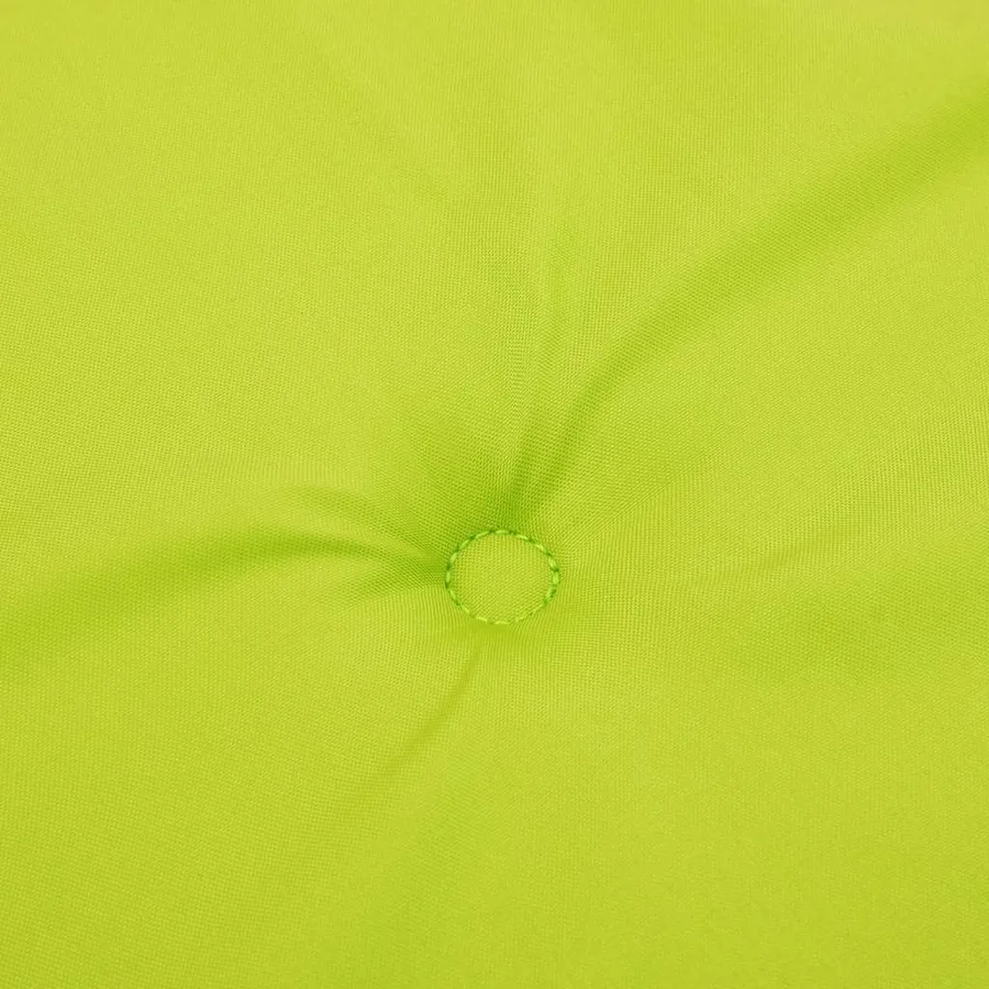 Coussins de chaise de jardin à dossier haut lot de 2 vert vif - 7