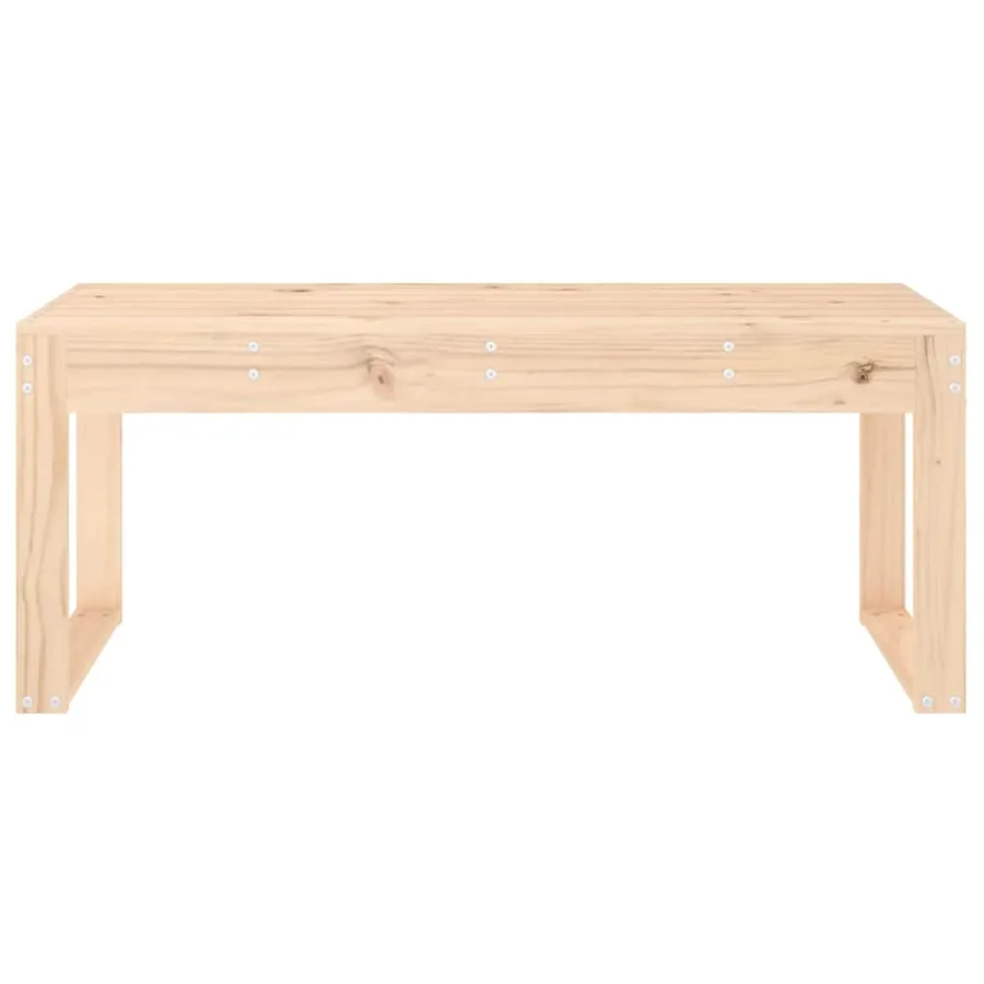 Banc de jardin 110x38x45 cm bois massif de pin - 3