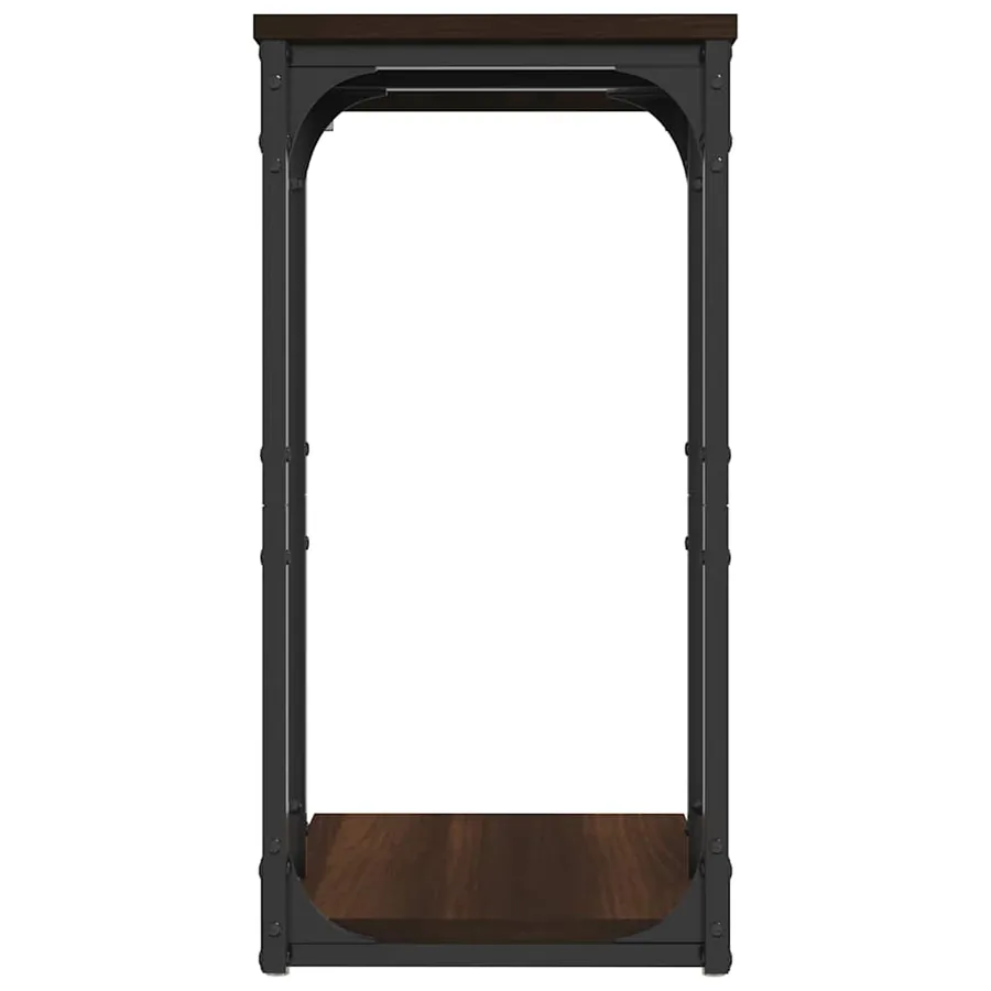Table d'appoint Chêne marron 40x30x60 cm Bois d'ingénierie - 5