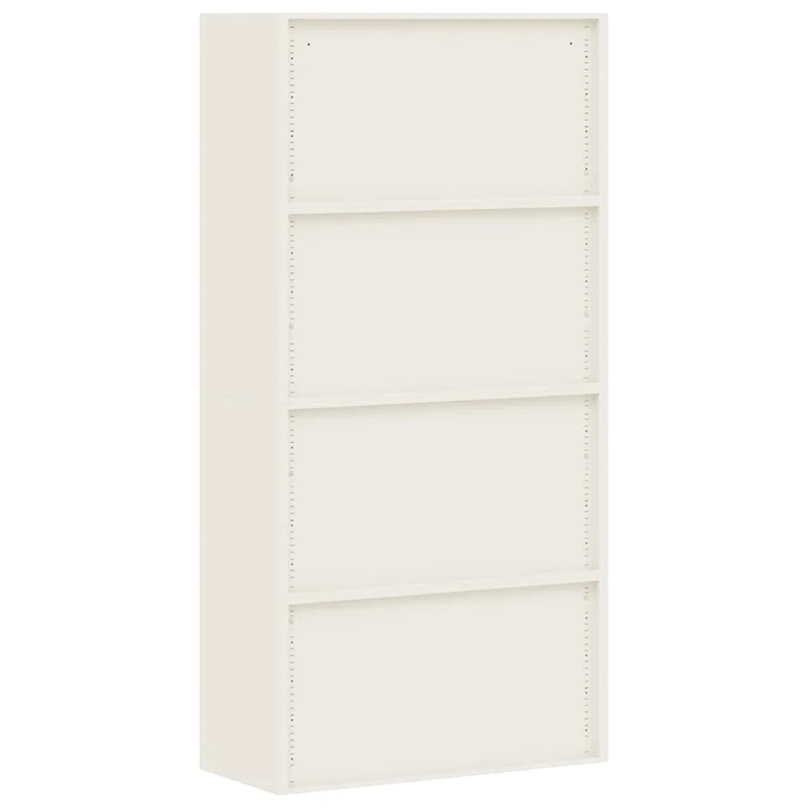 Classeur blanc 90x40x180 cm acier - 6