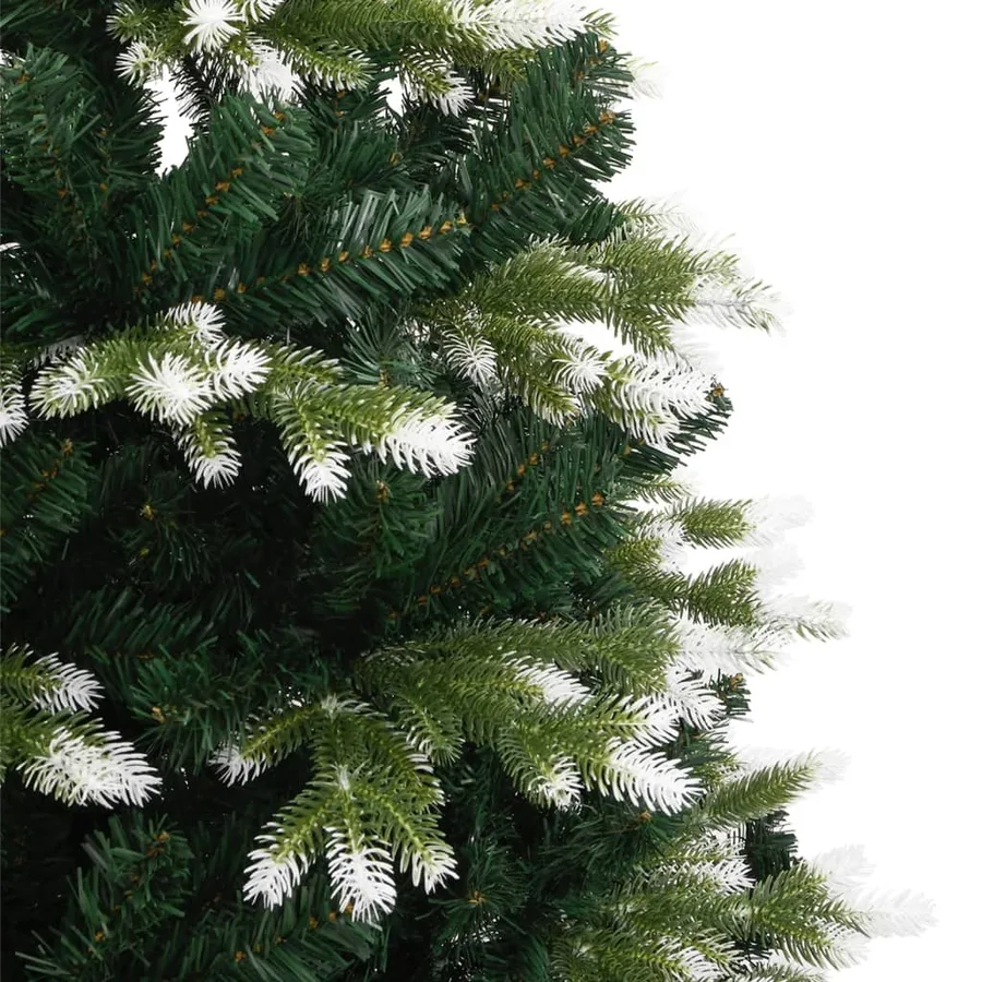 Sapin de Noël artificiel à charnières avec neige floquée 210 cm - 4