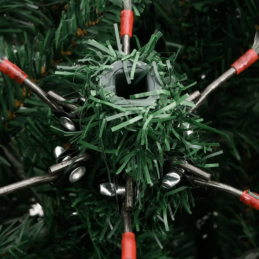 Sapin de Noël artificiel à charnières avec neige floquée 210 cm - 7