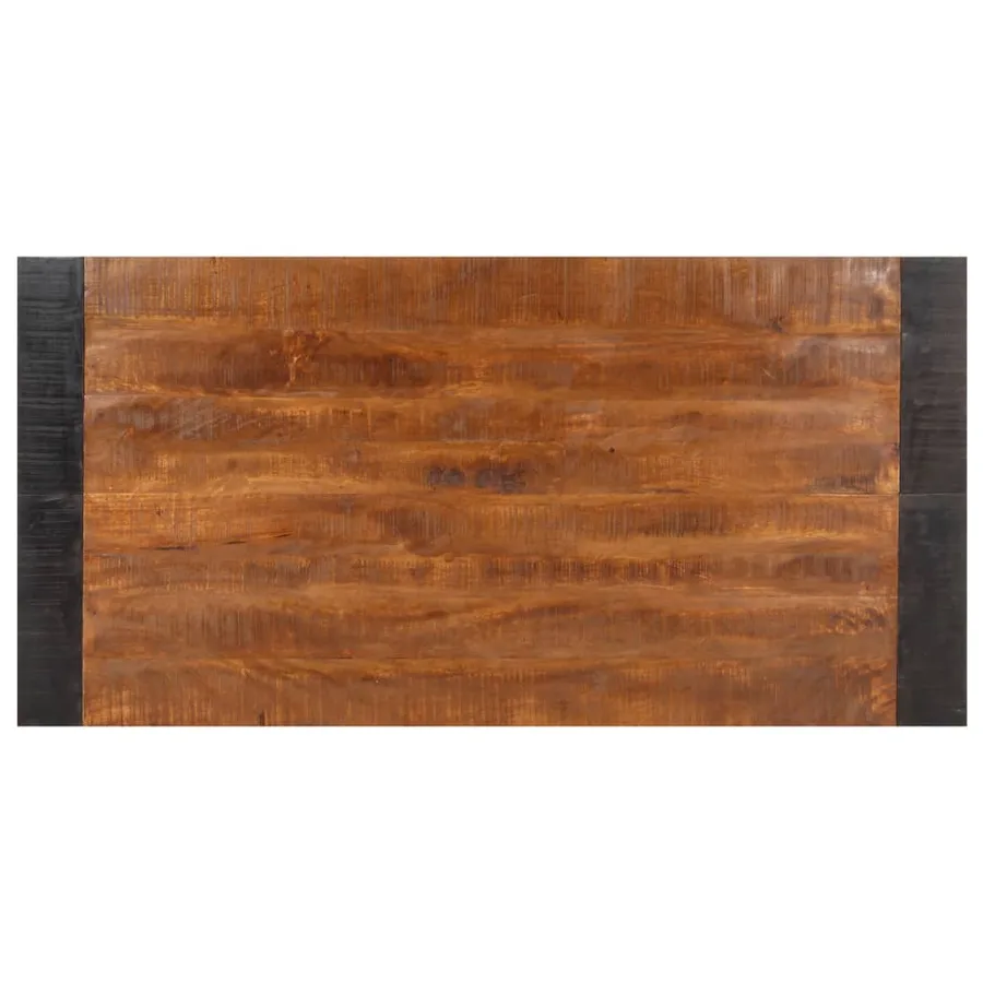 Table à manger 140x70x76 cm Bois de manguier brut massif - 4