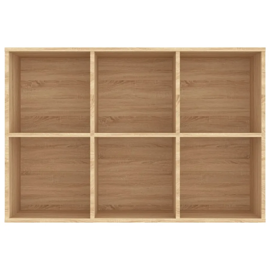 Bibliothèque/Buffet chêne sonoma 66x30x98 cm bois d'ingénierie - 10