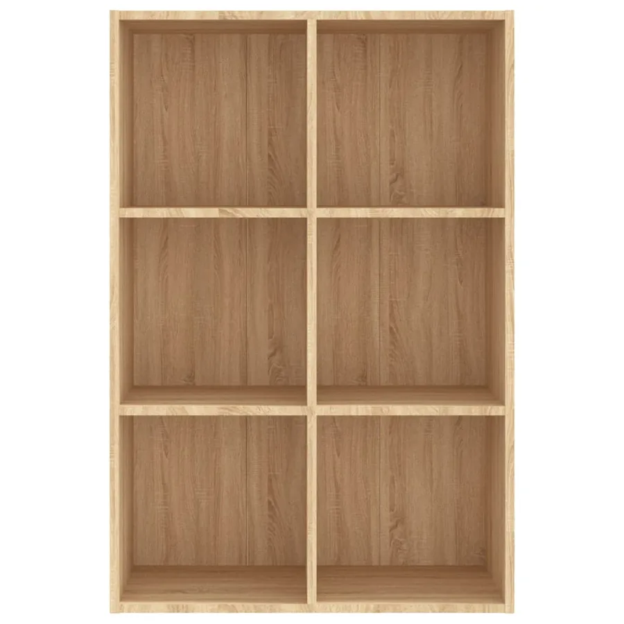 Bibliothèque/Buffet chêne sonoma 66x30x98 cm bois d'ingénierie - 6