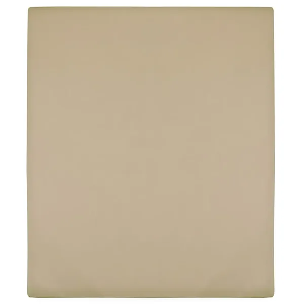 Drap-housse Jersey Taupe 180x200 cm Coton