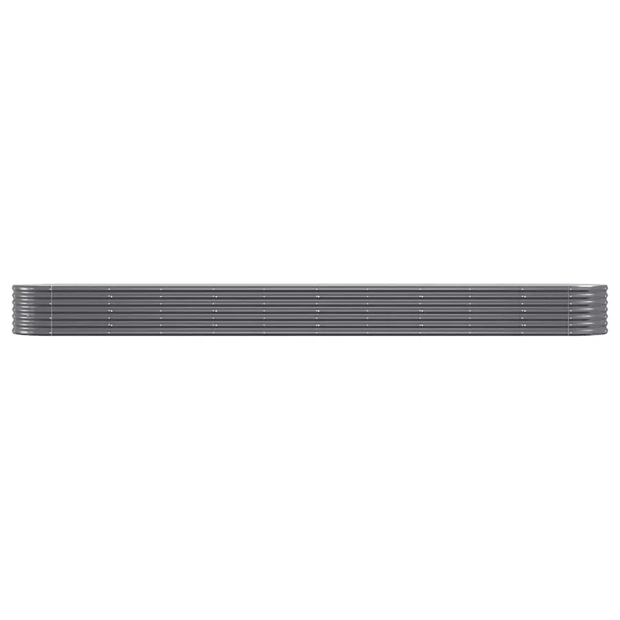 Lit surélevé de jardin Acier galvanisé Anthracite - 3