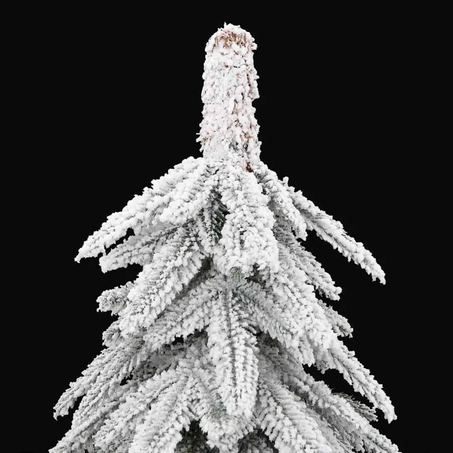 Sapin de Noël artificiel avec neige floquée 150 cm - 5