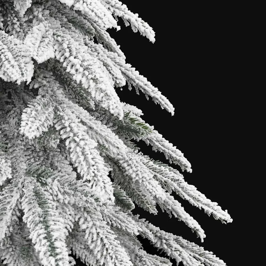 Sapin de Noël artificiel avec neige floquée 150 cm - 6