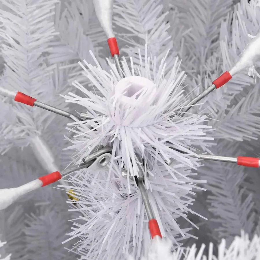 Sapin de Noël artificiel à charnières avec neige floquée 120 cm - 7
