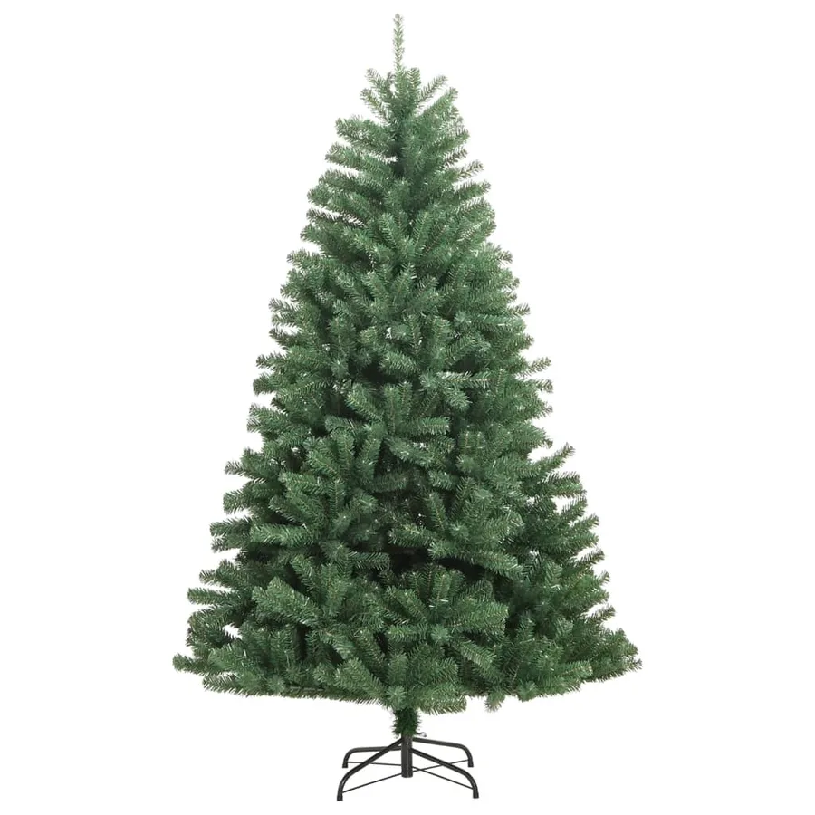 Sapin de Noël artificiel à charnières avec support vert 150 cm - 2