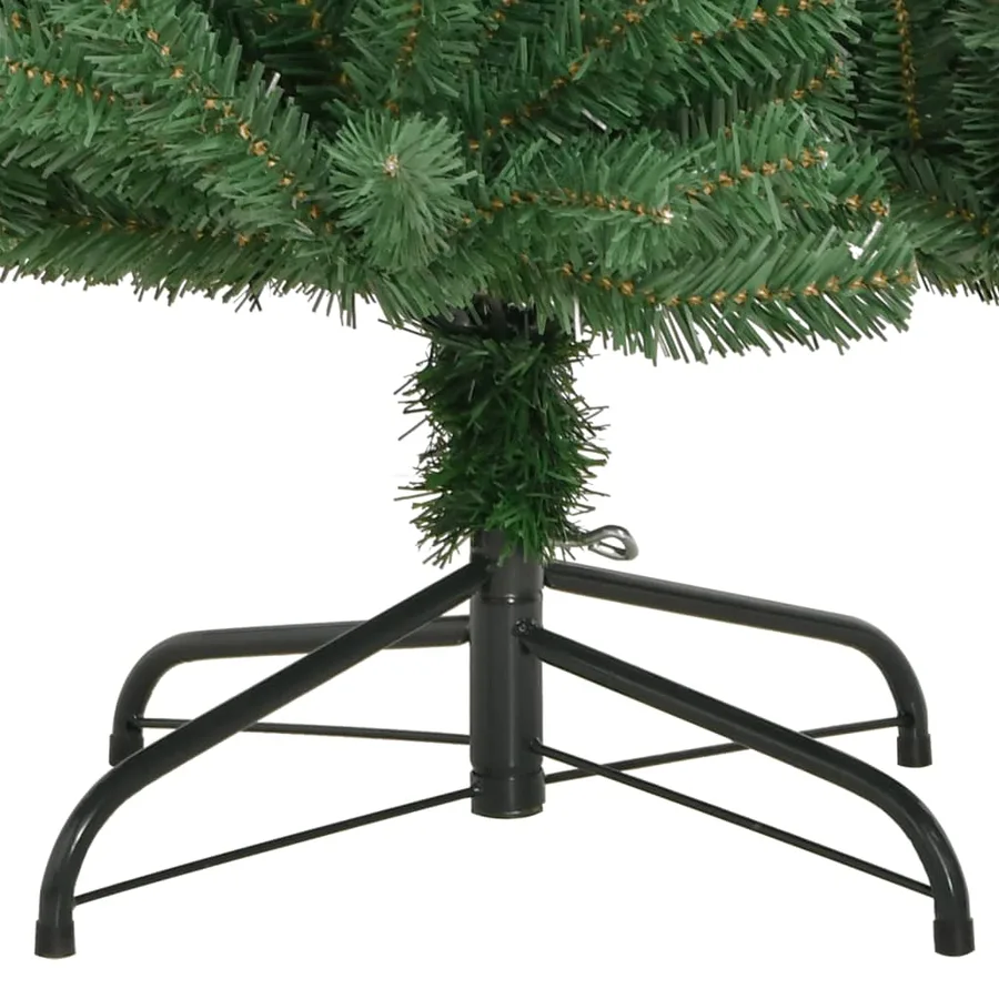 Sapin de Noël artificiel à charnières avec support vert 150 cm - 4
