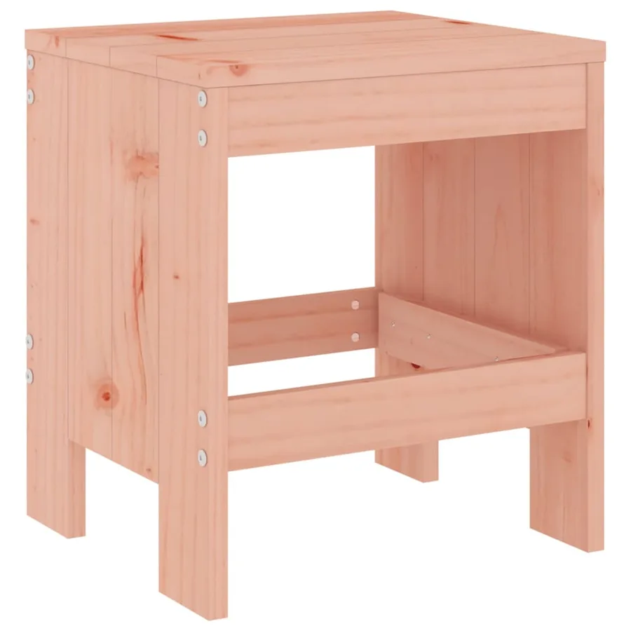 Tabourets de jardin lot de 2 40x36x45 cm bois massif Douglas - 3