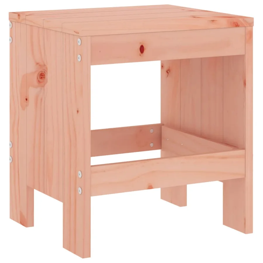 Tabourets de jardin lot de 2 40x36x45 cm bois massif Douglas - 6