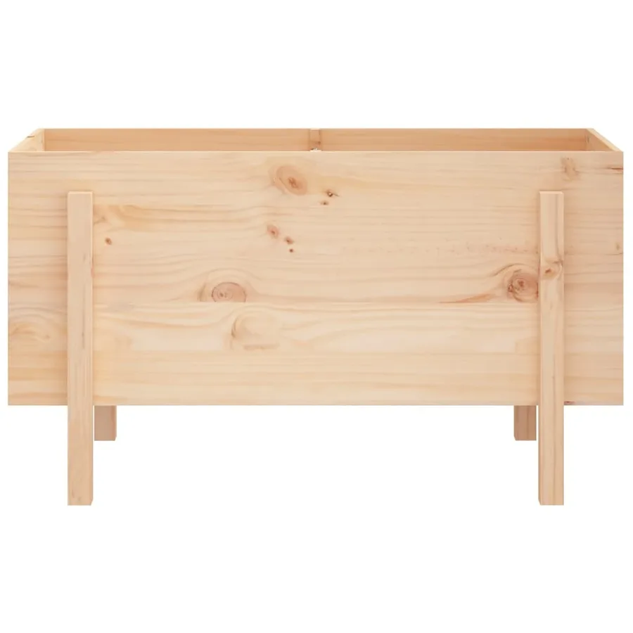 Lit surélevé de jardin 101x50x57 cm bois de pin massif - 5