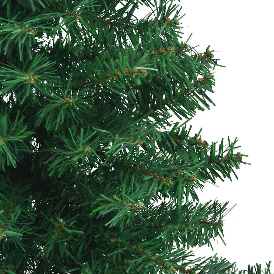 Sapin de Noël artificiel d'angle Vert 180 cm PVC - 7