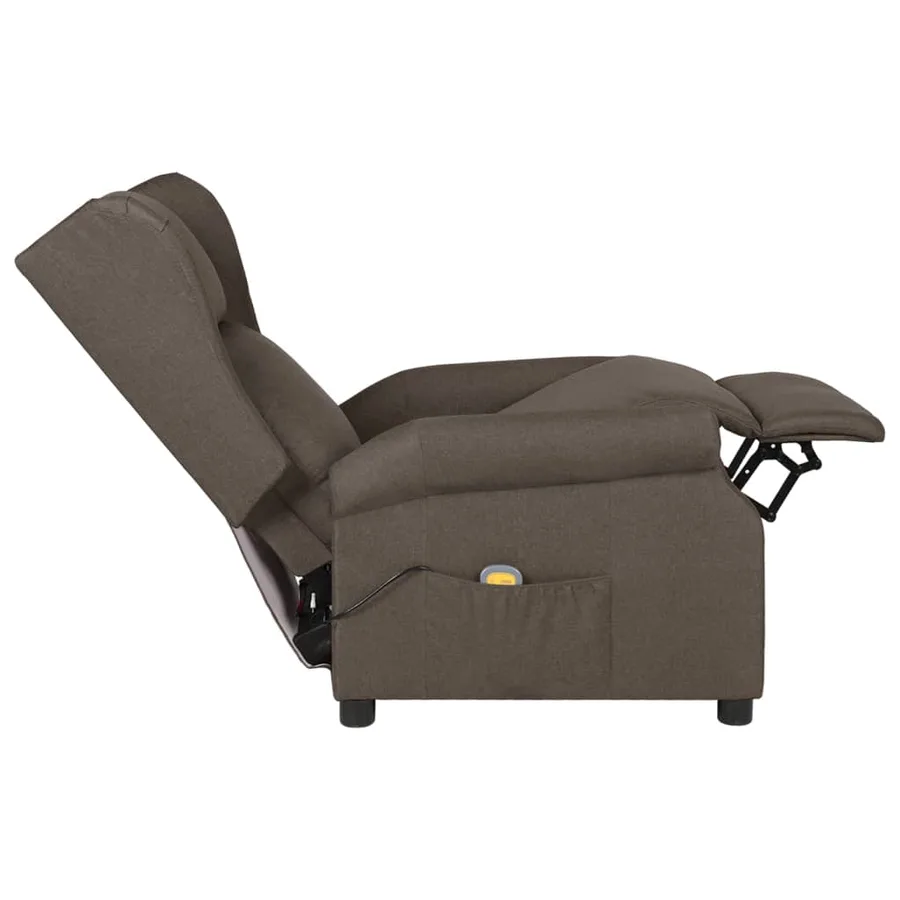 Fauteuil de massage Marron Tissu - 4