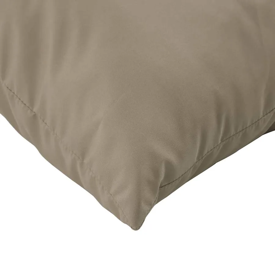 Coussins de palette lot de 2 taupe tissu oxford - 7