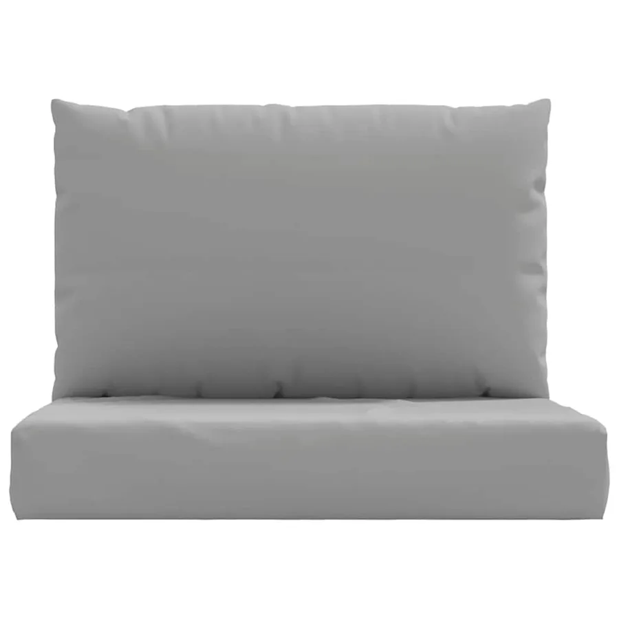 Coussins de palette lot de 2 gris tissu oxford - 4