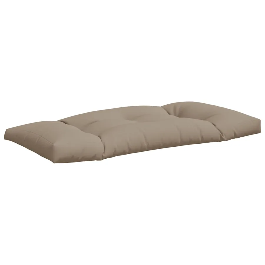 Coussins de palette lot de 3 taupe tissu - 5