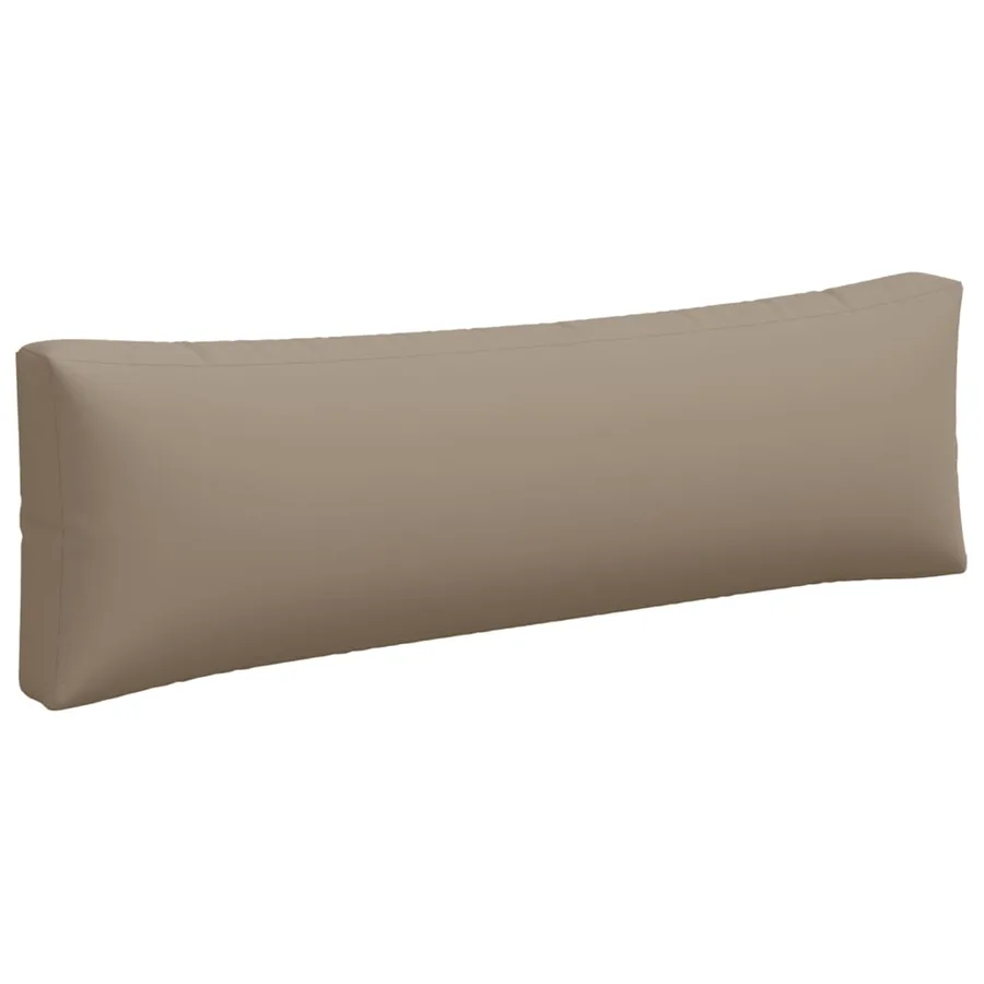 Coussins de palette lot de 3 taupe tissu - 6
