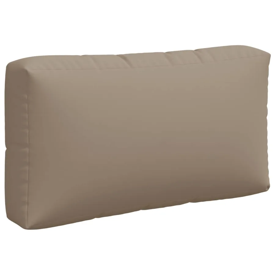 Coussins de palette lot de 3 taupe tissu - 7