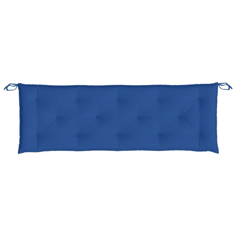 Coussin de banc de jardin bleu royal 150x50x7 cm tissu oxford - 4