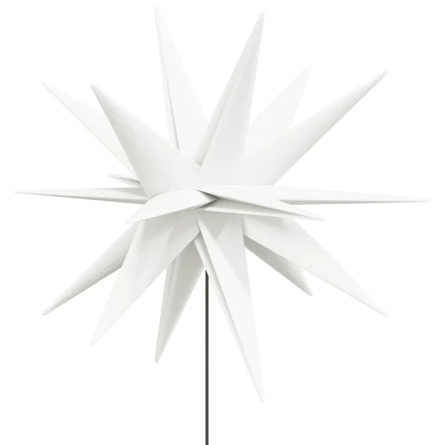 Lumières de Noël avec piquets 3 pcs LED pliable blanc 35 cm - 7