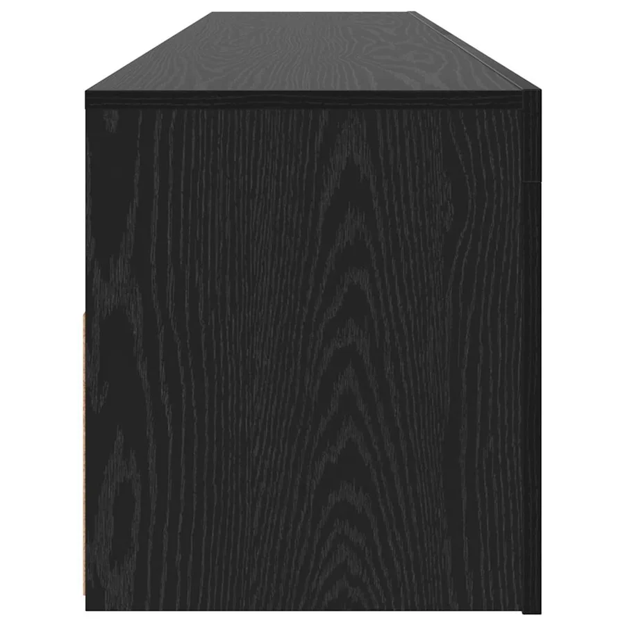 Meuble TV avec lumières LED gris béton 90x35x40 cm - 10