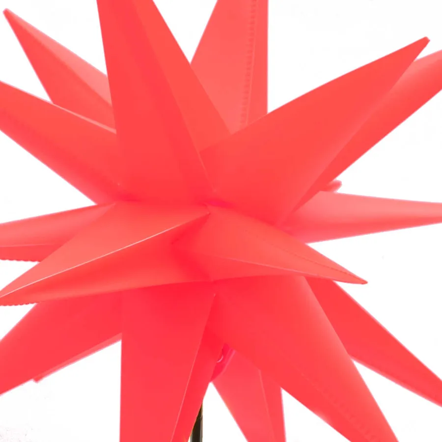 Lumière de Noël avec piquet LED pliable rouge 57 cm - 10