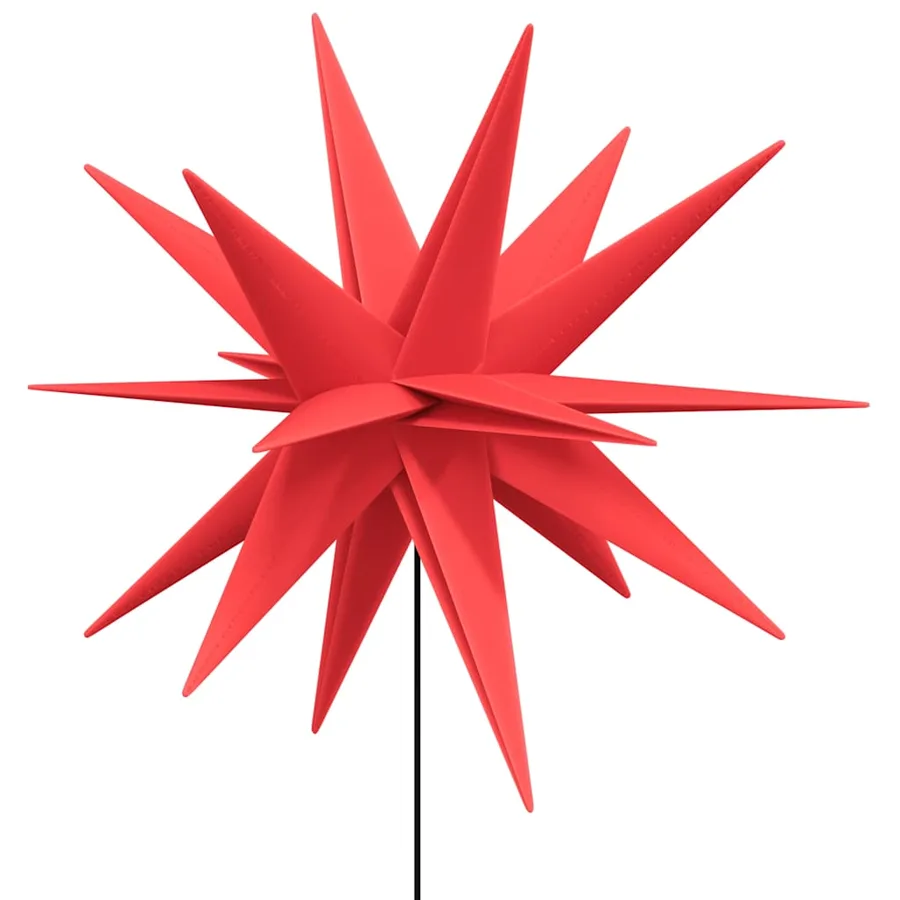 Lumière de Noël avec piquet LED pliable rouge 57 cm - 5