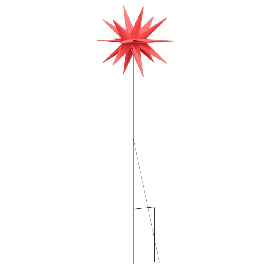 Lumière de Noël avec piquet LED pliable rouge 57 cm - 8