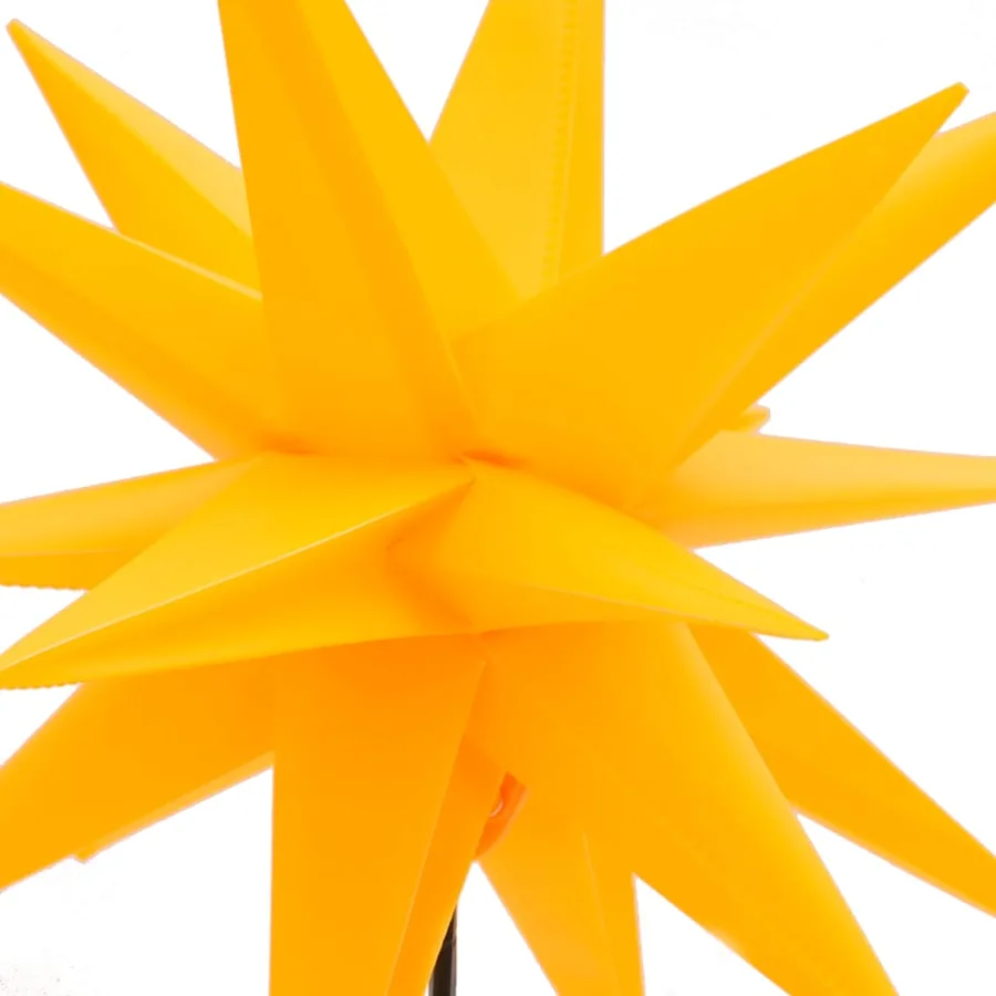 Lumière de Noël avec piquet LED pliable jaune 57 cm - 10