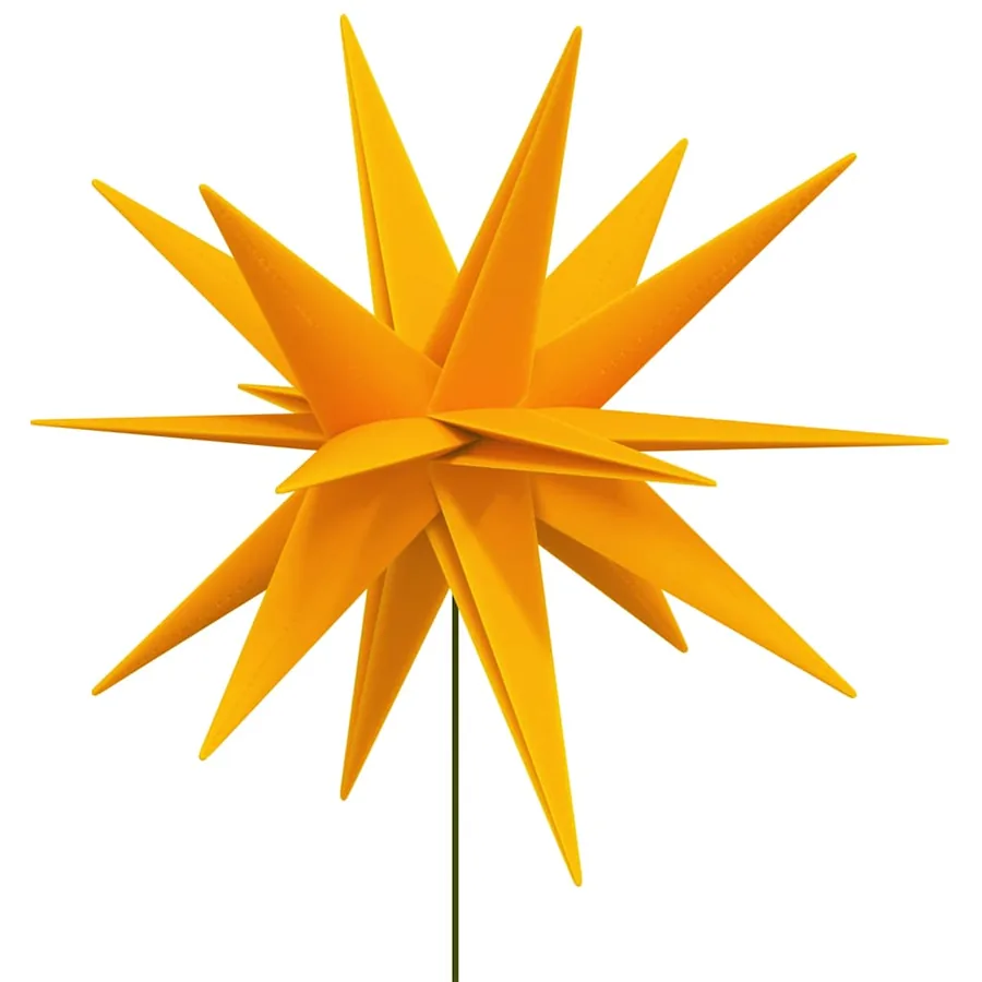 Lumière de Noël avec piquet LED pliable jaune 57 cm - 5