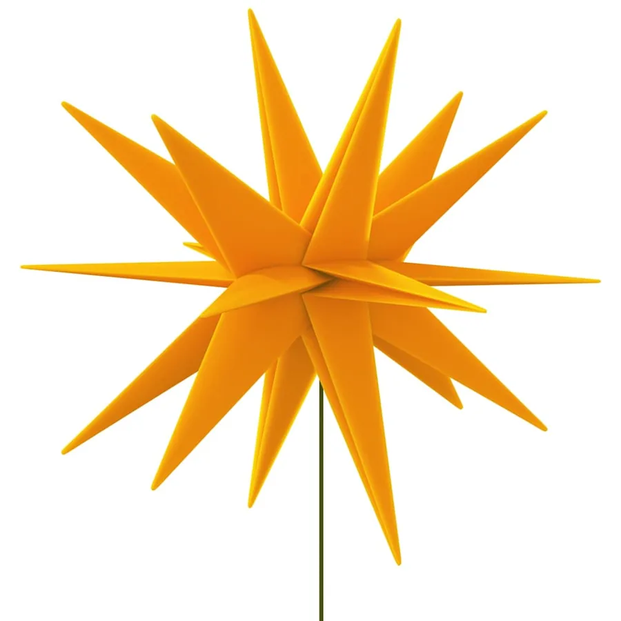 Lumière de Noël avec piquet LED pliable jaune 57 cm - 7