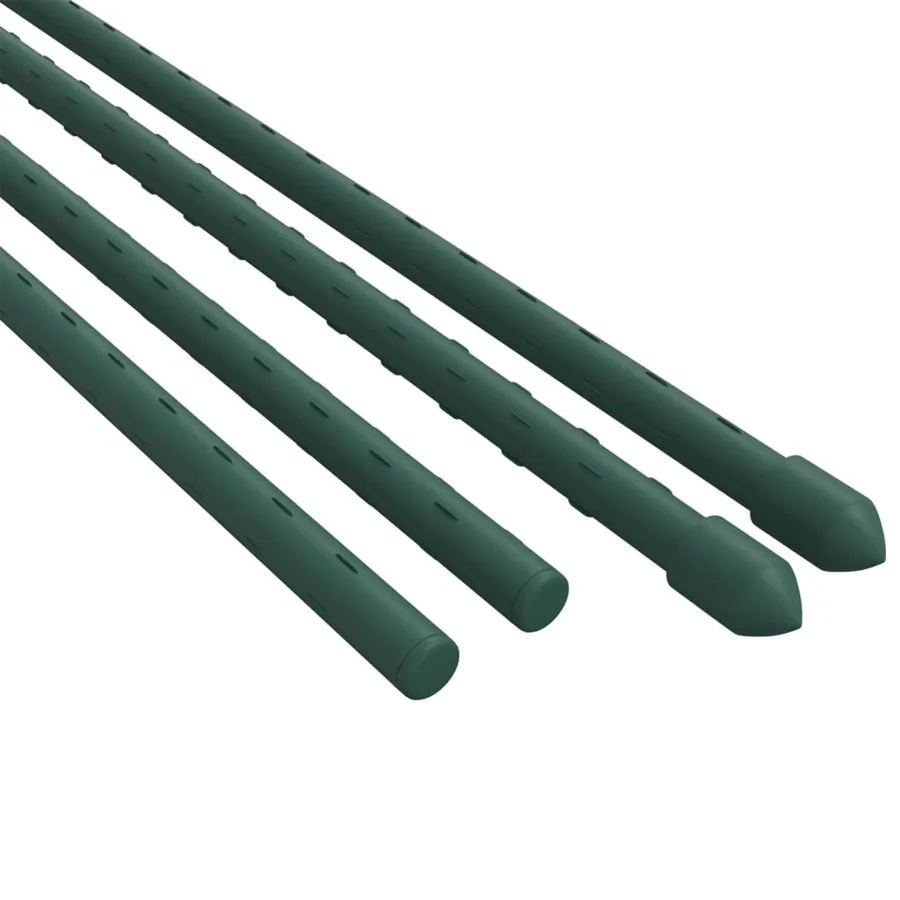 Piquets pour plantes de jardin 30 pcs vert 180 cm acier - 4