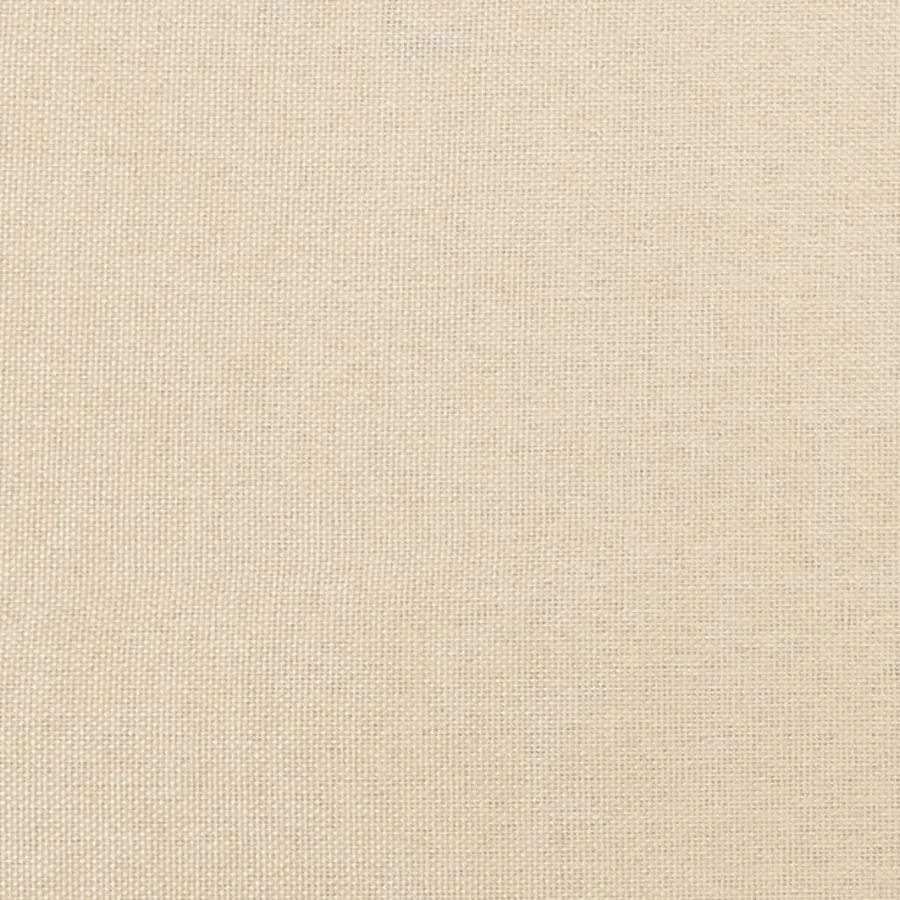 Cadre de lit à lattes crème 90x190 cm tissu - 8