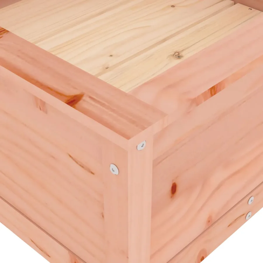 Jardinière 82,5x82,5x39 cm bois massif douglas - 7