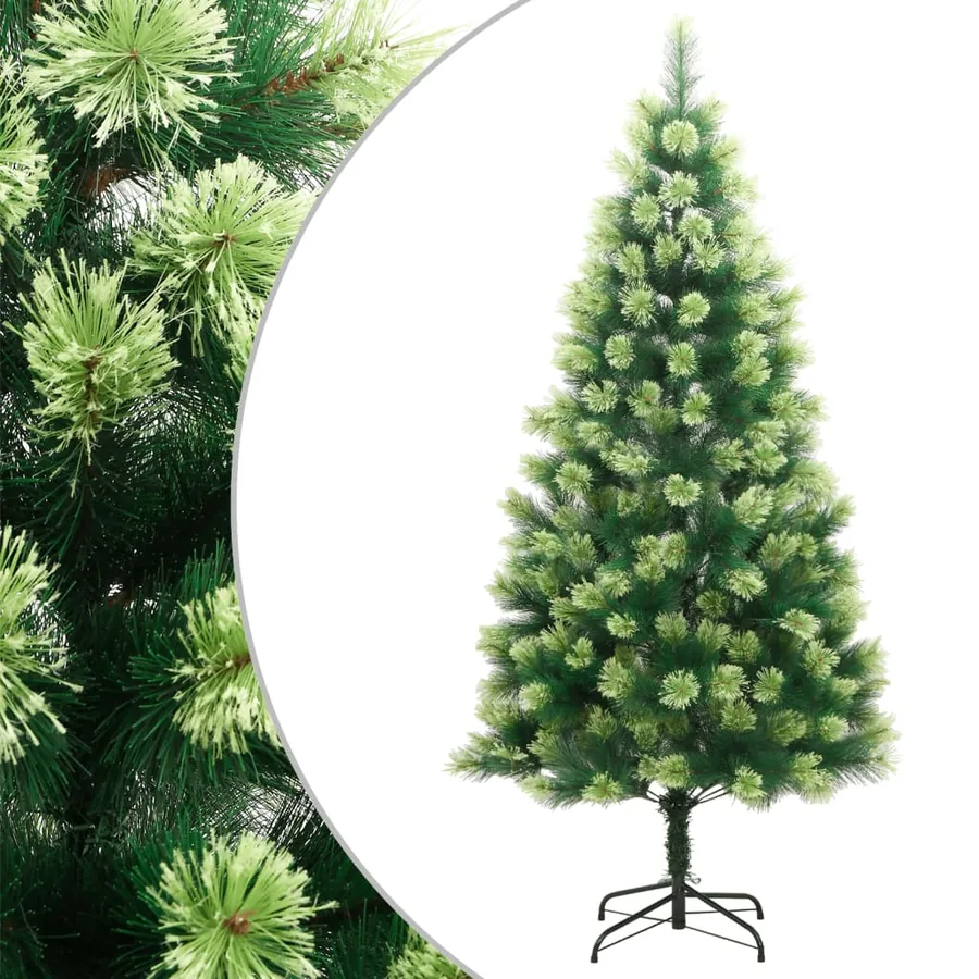 Sapin de Noël artificiel à charnières avec support 210 cm