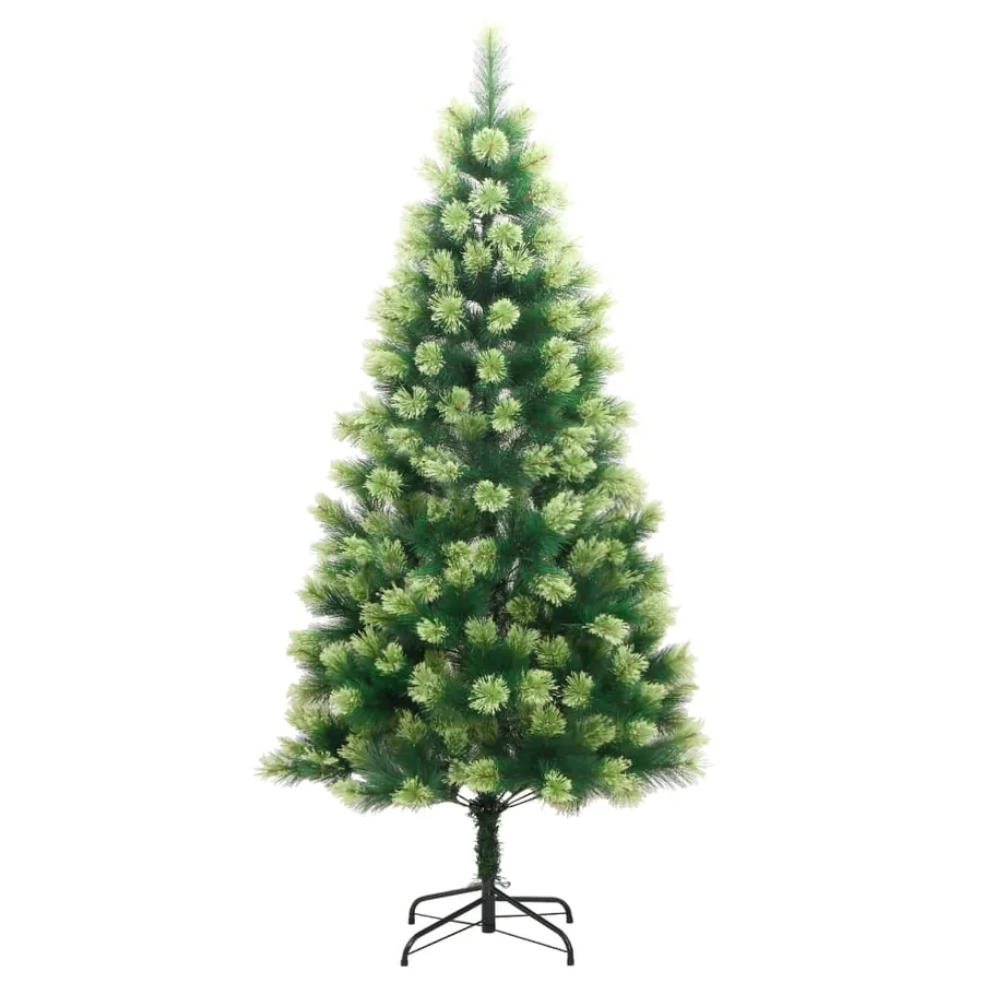 Sapin de Noël artificiel à charnières avec support 210 cm - 2