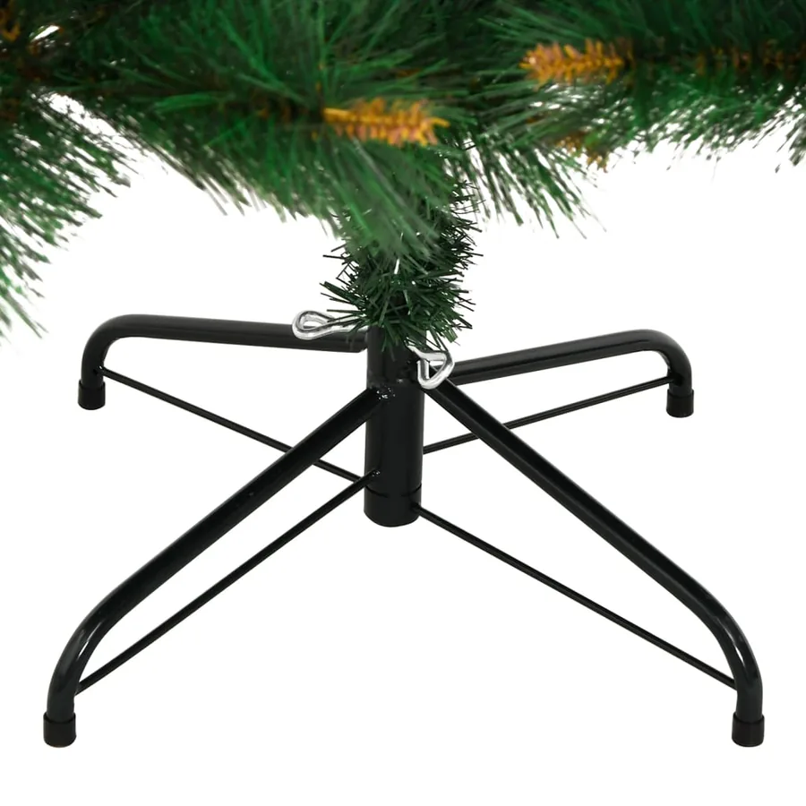 Sapin de Noël artificiel à charnières avec support 210 cm - 6