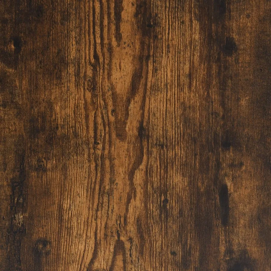 Coiffeuse avec miroir chêne fumé 96x39x142 cm - 8