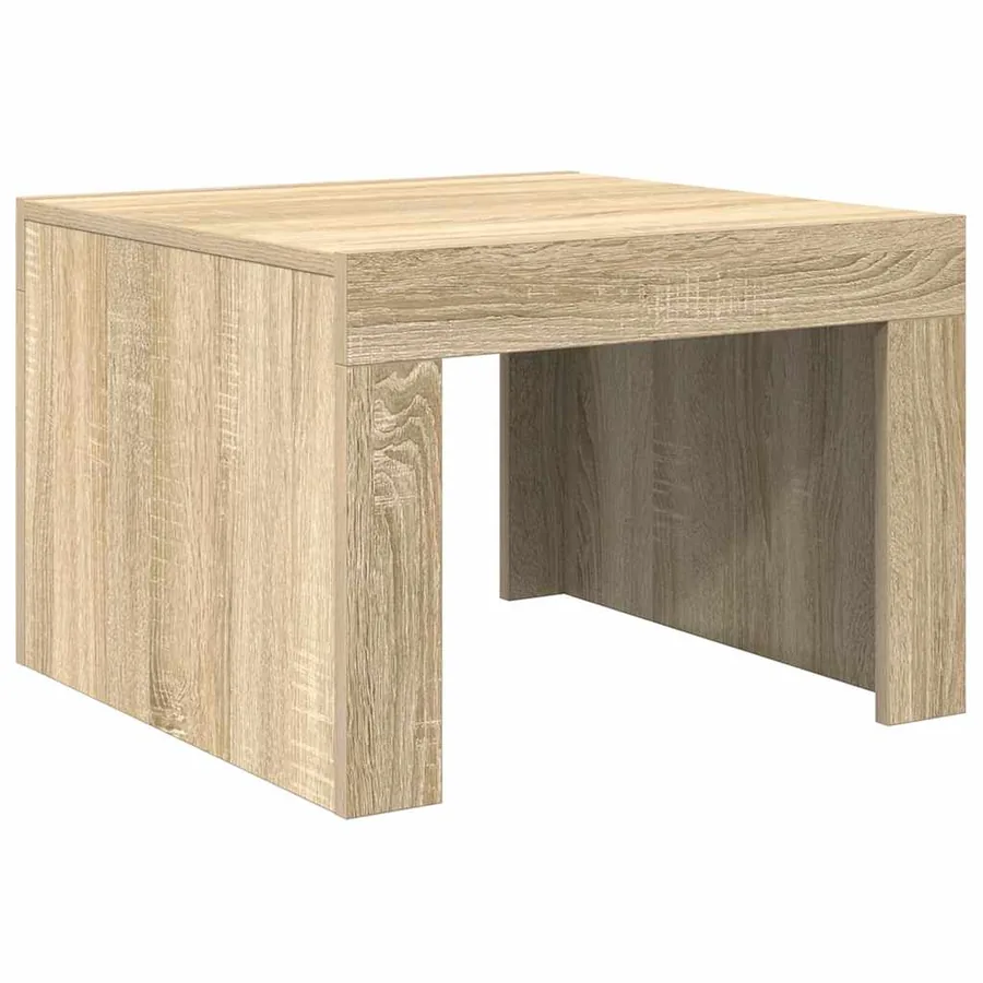 Table basse Chêne sonoma 50x50x35 cm Bois d'ingénierie - 7