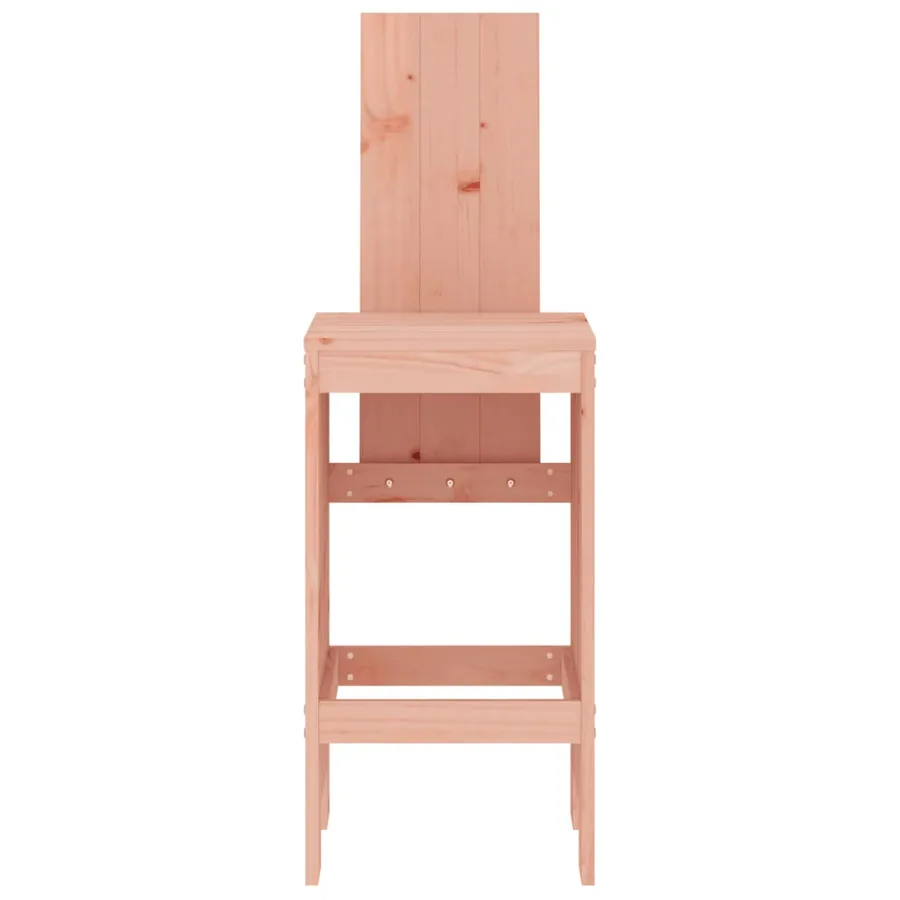 Tabourets de bar lot de 2 40x42x120 cm bois massif douglas - 4