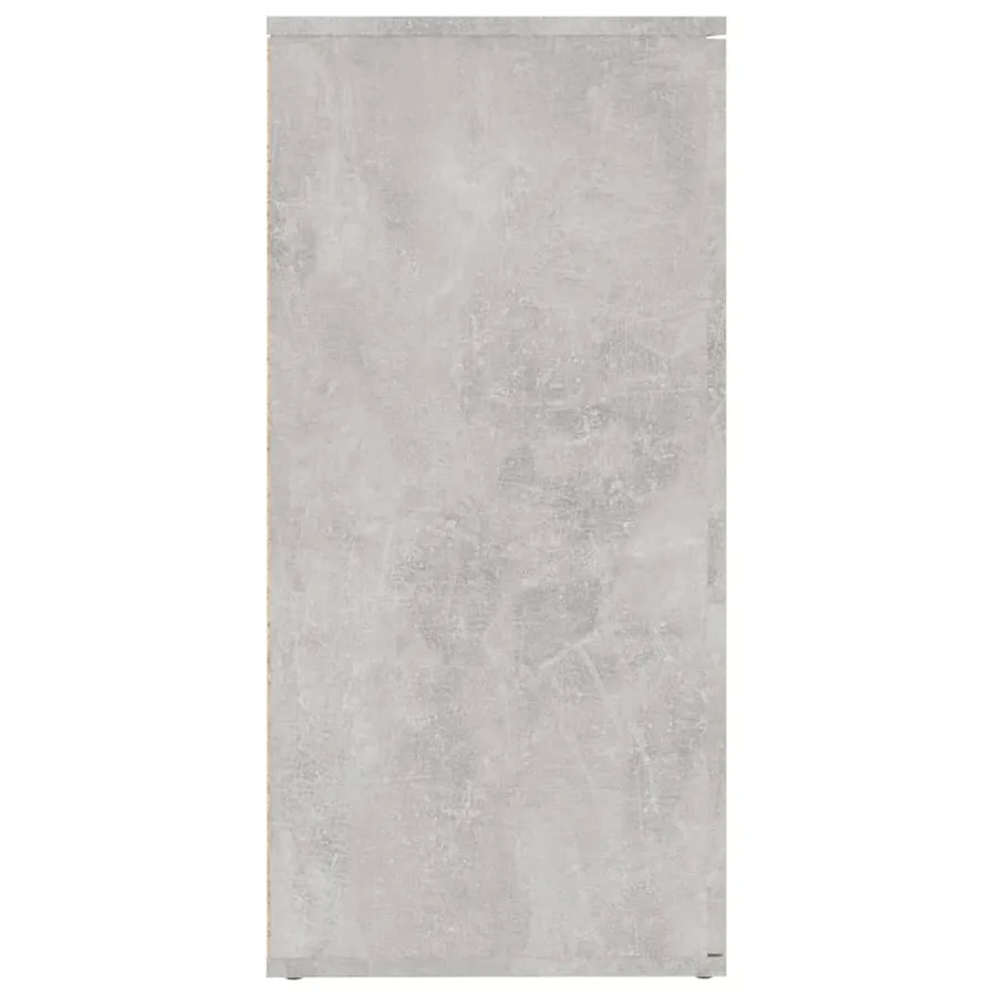 Buffet Gris béton 160x36x75 cm Bois d'ingénierie - 7