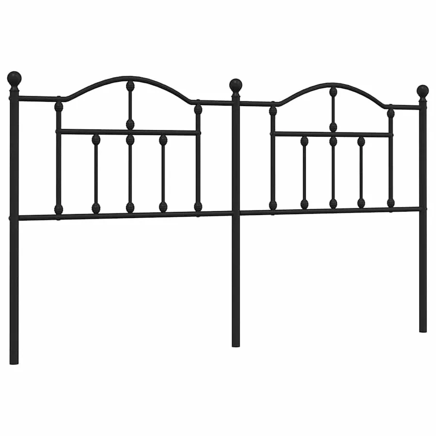 Tête de lit de remplacement métal noir 180 cm - 2